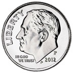 Ten-Cent Coin (Dime) obverse