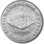 REVERSE: Constitution Bicentennial Commemorative Silver Dollar (1987)