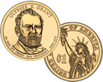 Presidential $1 Coin: Ulysses S. Grant.