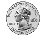 America the Beautiful Silver Bullion Coin Obverse