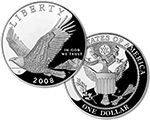 Bald Eagle Proof Silver Dollar Coin