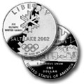 Silver Proof 2002 Olympic Winter Games Commemorative Coin