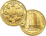 Jamestown 400th Anniversary $5 Gold Coin Uncirculated