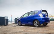 2013 Honda Fit EV Rear Three Quarters 