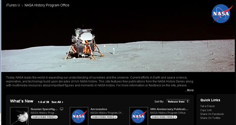 NASA on iTunes U