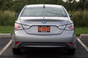 2011 Hyundai Sonata Hybrid rear view