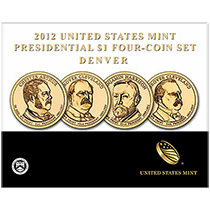 2012 PRESIDENTIAL $1 FOUR-COIN SET - D