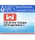 Logos of the Natural Resources Conservation Service and the U.S. Corps of Engineers