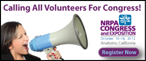 NRPA Congress 2012 Call for Volunteers