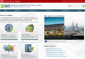 NCI GIS website