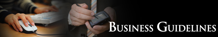 Banner: Business Guidelines