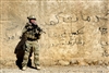 Staff Sgt. James Bates provides security during a mission in Farah City, Afghanistan