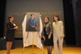 Photo of the unveiling of Dr. Ada Sue Hinshaw's portrait.