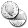 1990 Eisenhower Centennial Silver Dollar