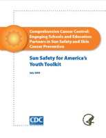 Image of front cover of the Sun Safety for America's Youth Toolkit