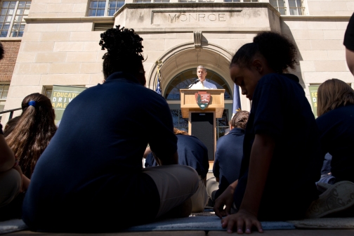 Secretary Duncan Speech at the Monroe School Building