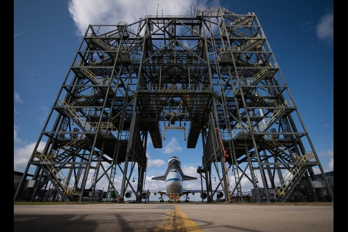 Space Shuttle Endeavour at the Shuttle Landing Facility