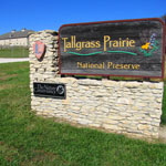 Tallgrass Prairie National Preserve sign
