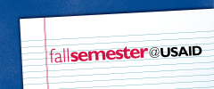 Fall semester @USAID banner image