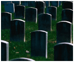 Picture of tombstones