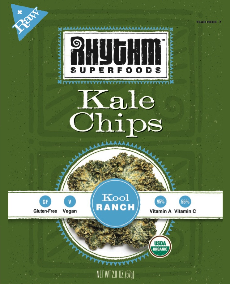 Kale Chips Kool Ranch Label