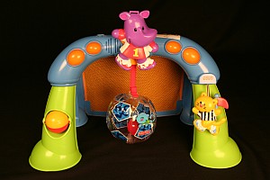 Fisher-Price infant activity centers with an inflatable ball