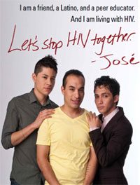 Photo: Let's Stop HIV Together poster
