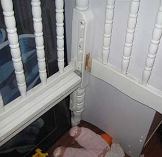 Loose wood-to-wood joints make cribs unsafe.