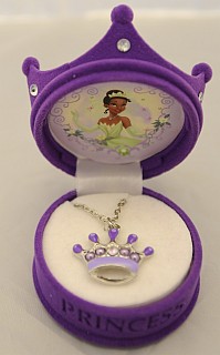 "Princess and the Frog" crown necklace
