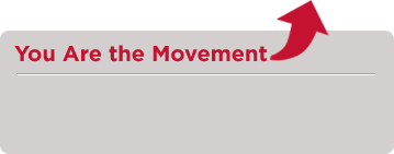 You are the movement