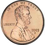 obverse: Lincoln Cent (penny)