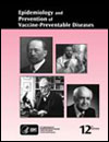 Book cover of the 12th Edition of Epidemiology and Prevention of Vaccine-Preventable Diseases