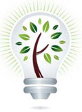 Sustainability lightbulb