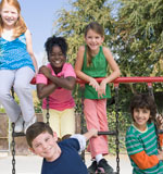 Kids at a playground