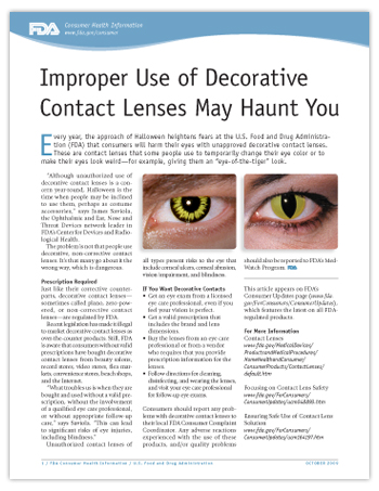 PDF of this article including two photos of decorative contacts