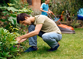 Grounds maintenance workers