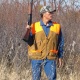 Healthy Native Gardens project director Aubrey Skye hunting pheasant