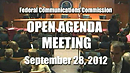 Open Commission Meeting Video Thumbnail