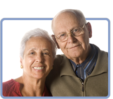 A healthy, happy elderly couple
