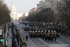 Parade participants march down Pennsylvania Avenue