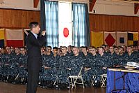 Assistant Secretary of the Navy Briefs Future Leaders at Officer Training Command 