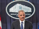 Attorney General Eric H. Holder Jr. at the Operation Delego Press Conference.