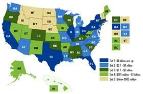 Click on the map to learn about HHS Recovery Act funding in your state