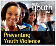 Badge for FindYouthInfo.gov: Preventing Youth Violence