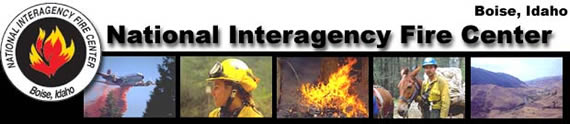National Interagency Fire Center Logo and Link to the NIFC Website.