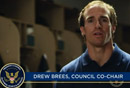 Drew Brees from video about Joining Forces