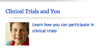 Clinical trials and you graphic