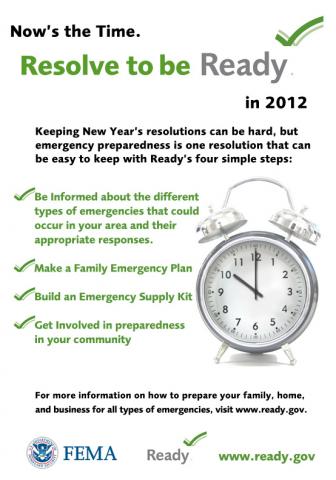 Resolve to be Ready in 2012