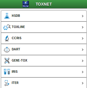 TOXNET mobile site