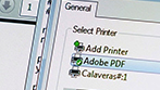 Video demo: Choose Adobe PDF as your printer